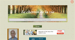 Desktop Screenshot of chemindelavie.com