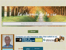 Tablet Screenshot of chemindelavie.com